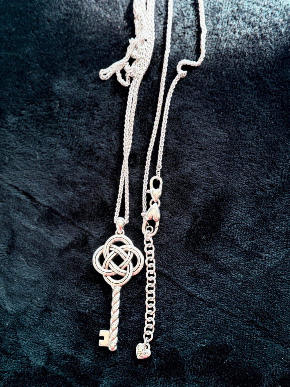 Retired Brighton Celtic Knot Key necklace
